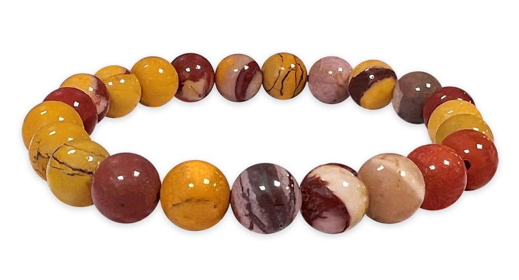 Bracelet Jaspe Mokaite A perles 8mm chez Arabesk
