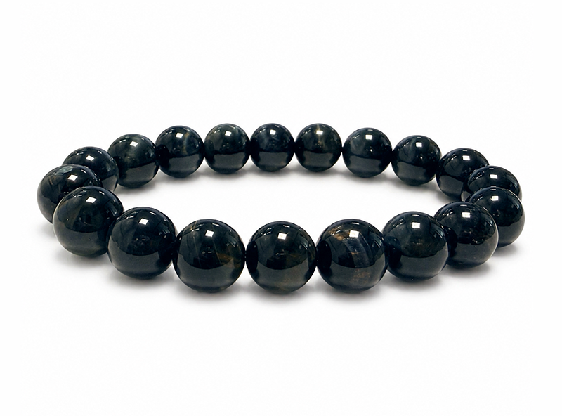 Bracelet Œil de Faucon AA perles 10mm