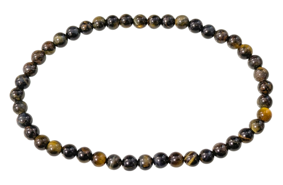 Bracelet Oeil de Faucon perles 4mm chez Arabesk