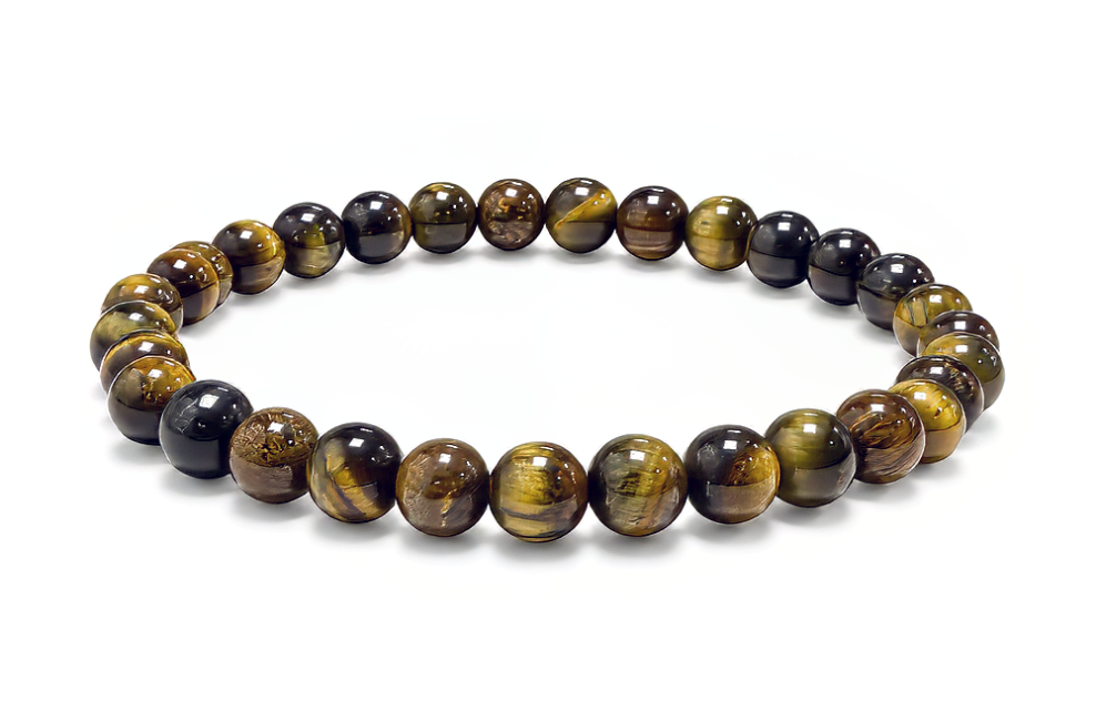 Bracelet Œil de Faucon AB perles 6mm chez Arabesk