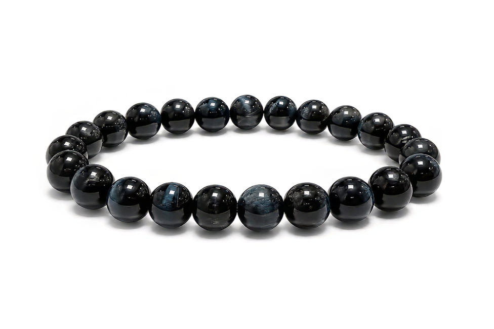 Bracelet Oeil de Faucon AA+ Perles 8 mm