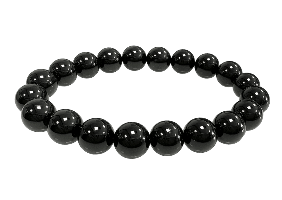 Bracelet Onyx A perles 10mm chez Arabesk