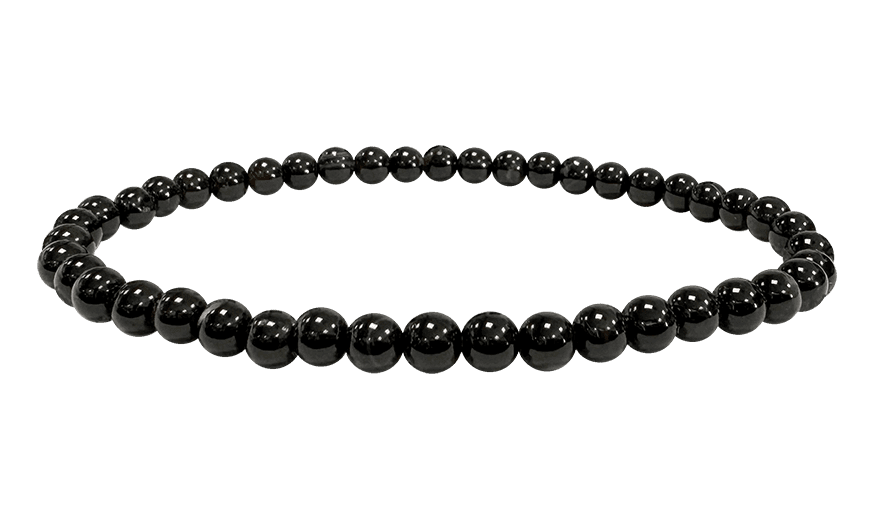 Bracelet Onyx A perles 4mm chez Arabesk