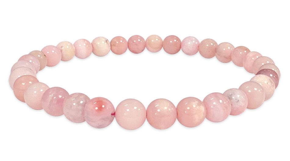 Bracelet Opale Rose AA perles 5.5-6.5mm