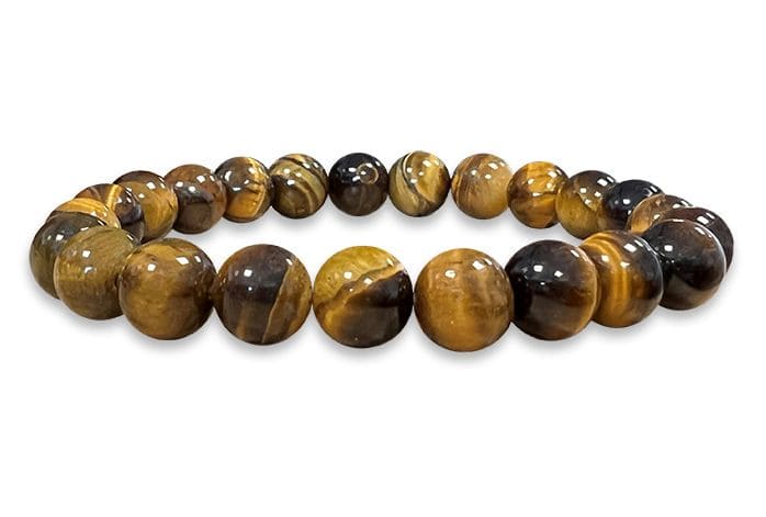 Bracelet Œil de Tigre A perles 8mm chez Arabesk