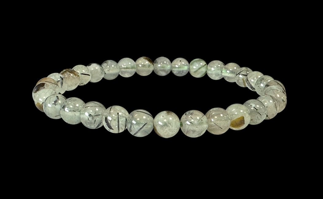 Bracelet Prehnite A perles 6mm