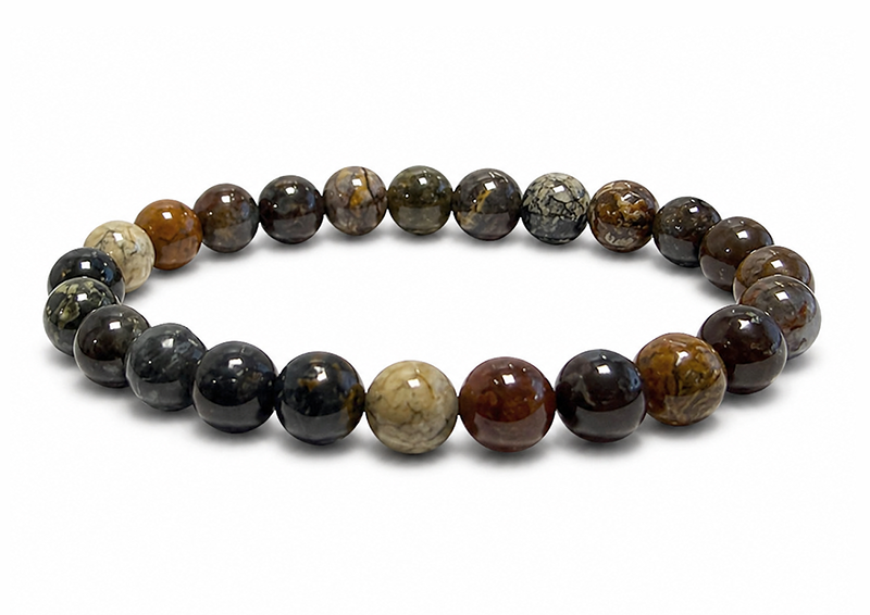 Bracelet Pietersite A perles 8-9mm chez Arabesk