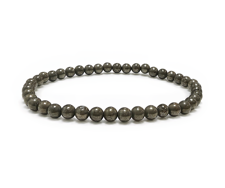 Bracelet Pyrite A perles 4mm