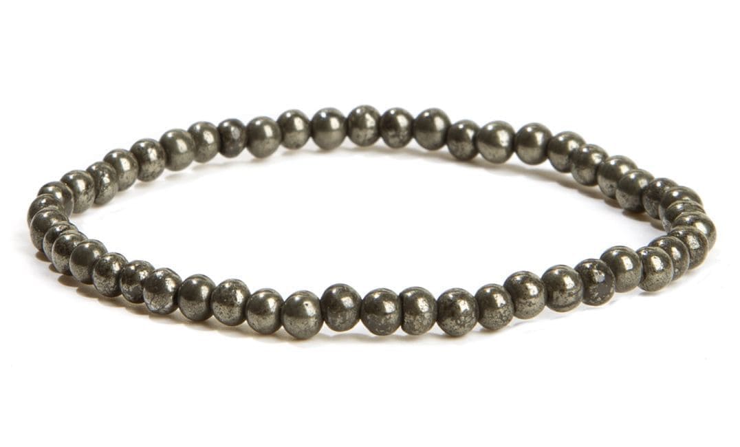 Bracelet Pyrite A perles 4mm chez Arabesk