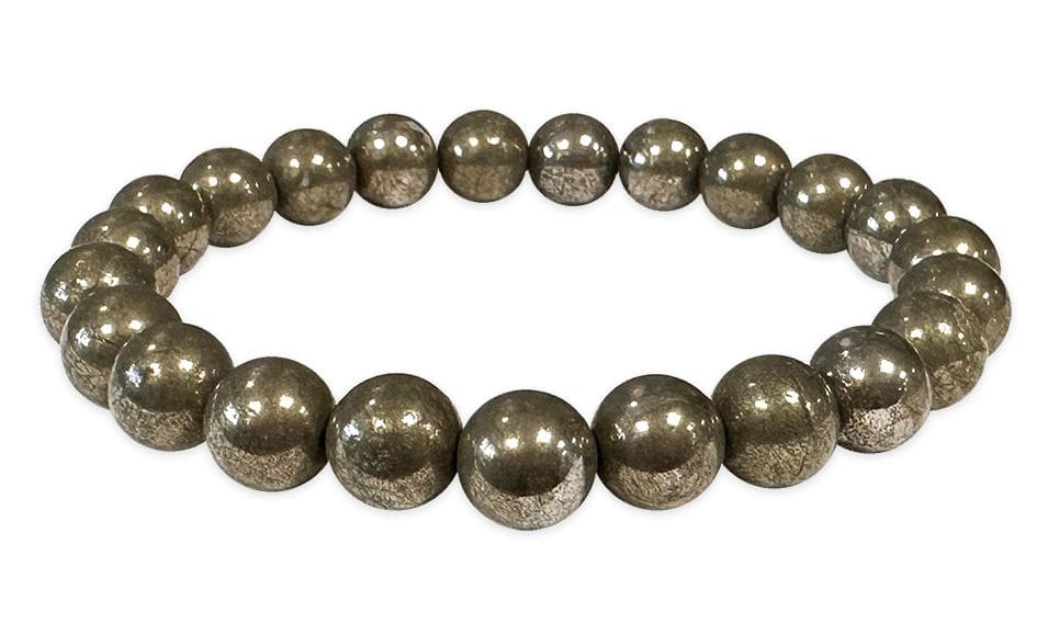 Bracelet Pyrite A perles 8mm