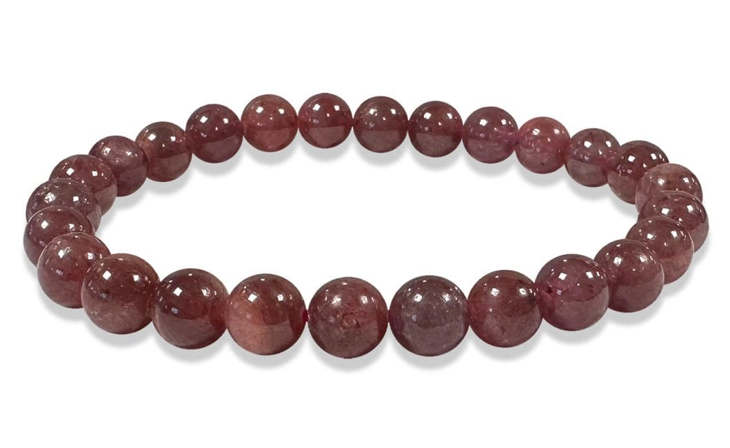 Bracelet  Rubis AA perles 7-8mm