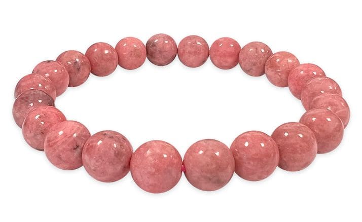 Armband Rhodonite A perles 8mm