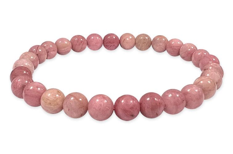 Bracelet Rhodonite Australie perles 6mm chez Arabesk