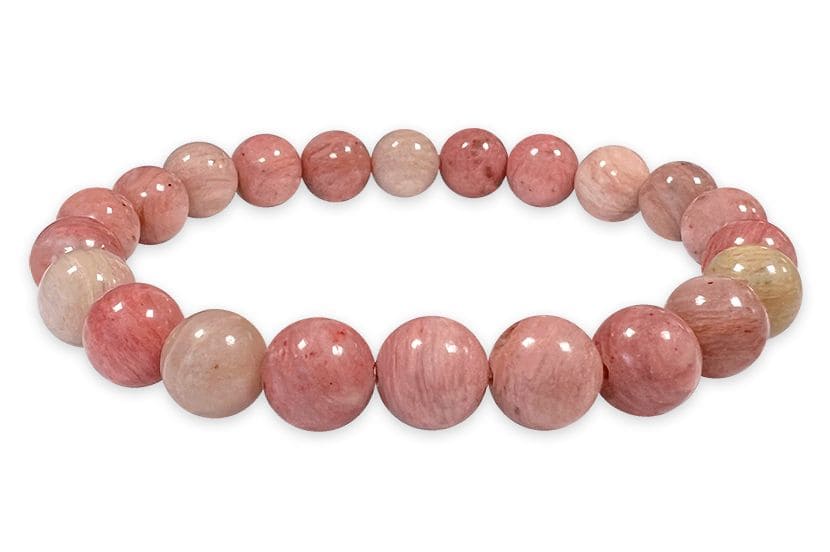 Bracelet Rhodonite Australie perles 8mm chez Arabesk