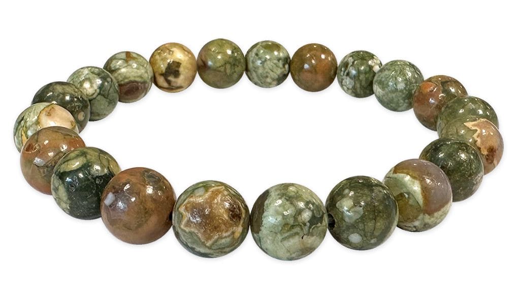 Bracelet Rhyolite A perles 8mm