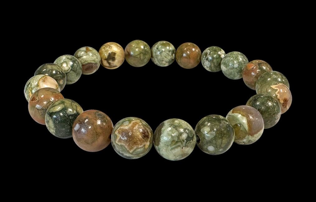 Bracelet Rhyolite A perles 8mm