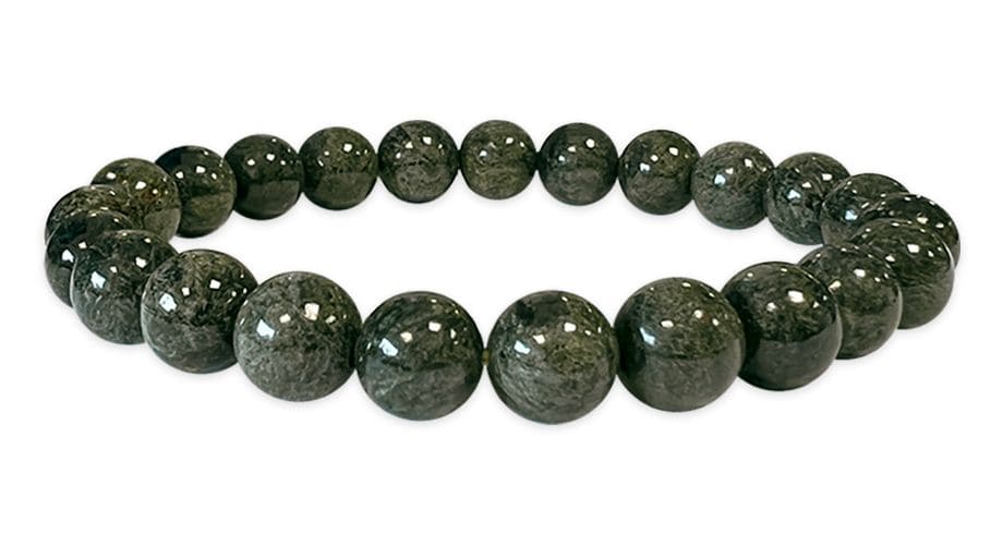 Bracelet Seraphinite  perles 8mm