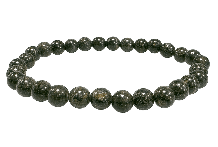 Serpentine Peru Armband Perlen 6mm