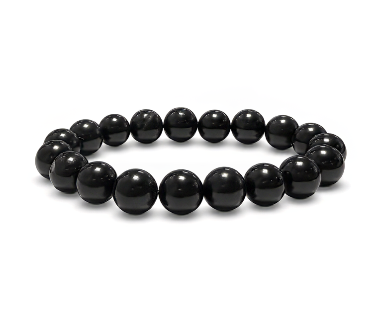 Bracelet Shungite A perles 10mm chez Arabesk