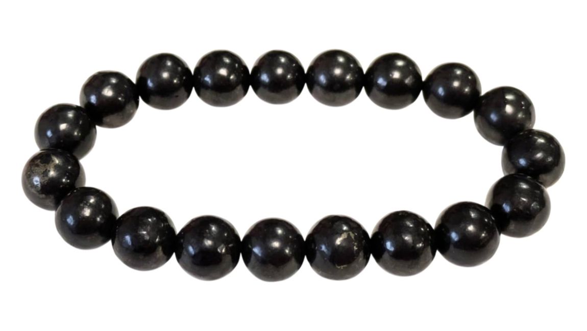 Bracelet Shungite A perles 10mm