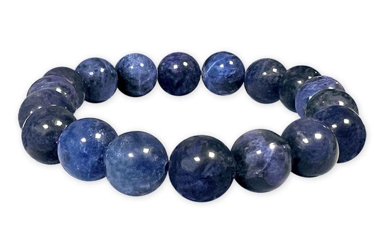 Bracelet Sodalite A perles 10mm