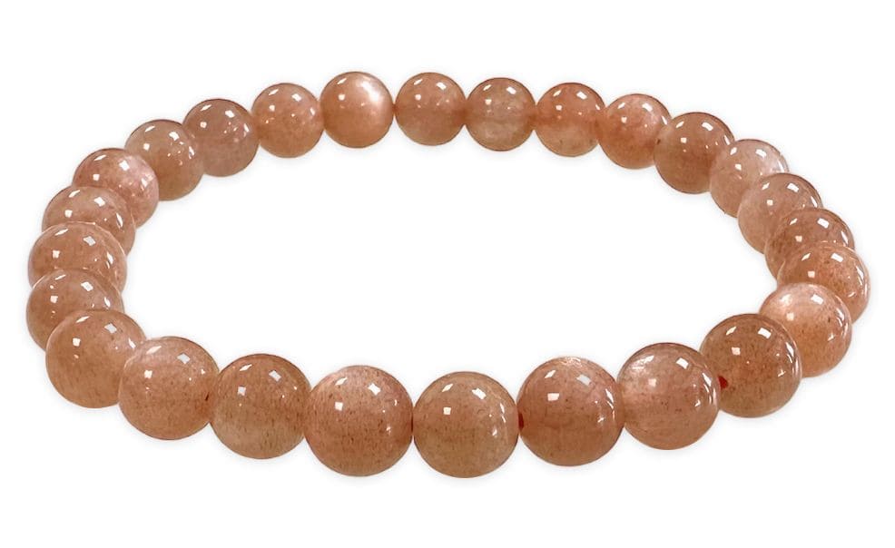 Bracelet Pierre de Soleil AA perles 6-7mm chez Arabesk