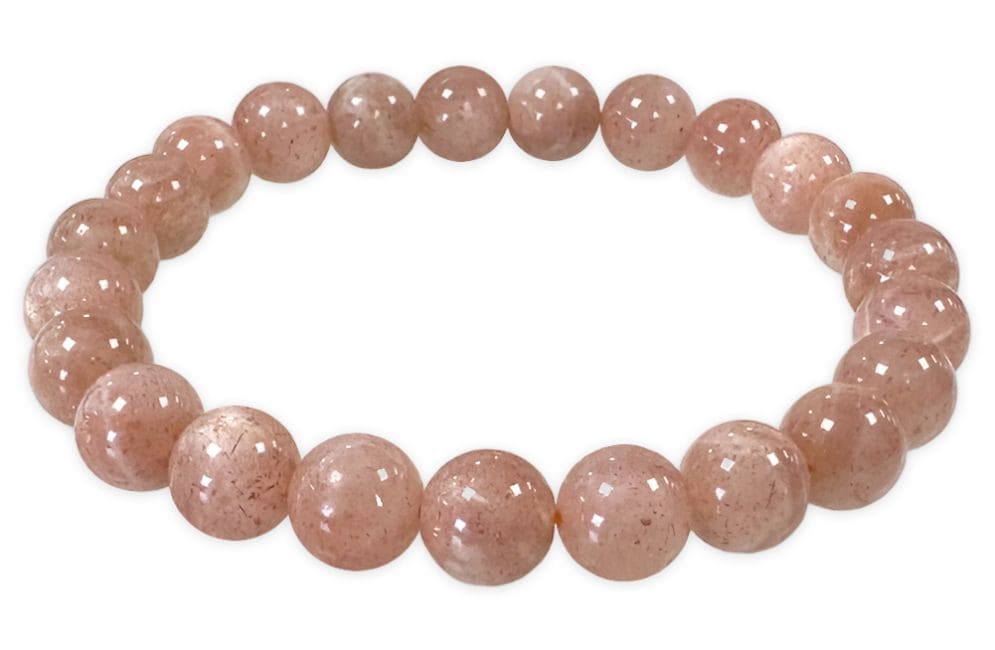 Bracelet Pierre de Soleil AA perles 7.5-8.5mm chez Arabesk