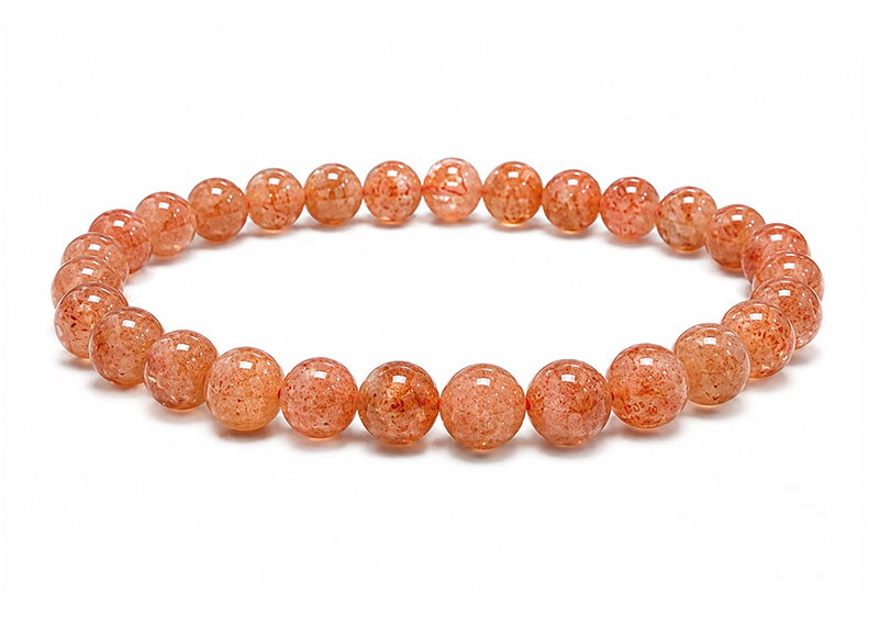 Bracelet Pierre de Soleil AA+ perles 7-8mm chez Arabesk