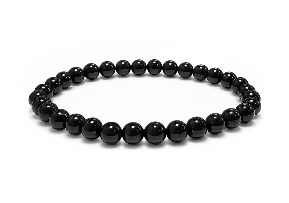 Bracelet Tourmaline Noire A perles 5.5-6.5mm chez Arabesk