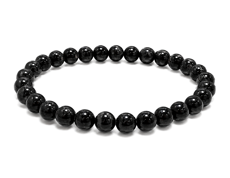 Bracelet Tourmaline Noire AB perles 6-7mm chez Arabesk
