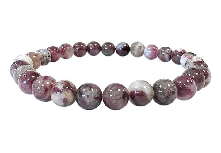 Bracelet Tourmaline Rose A perles 6-7mm