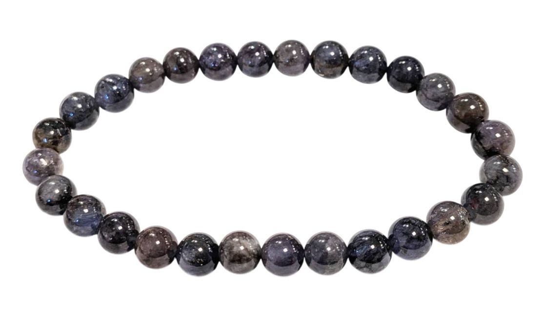 Bracelet Tanzanite perles 6-7mm