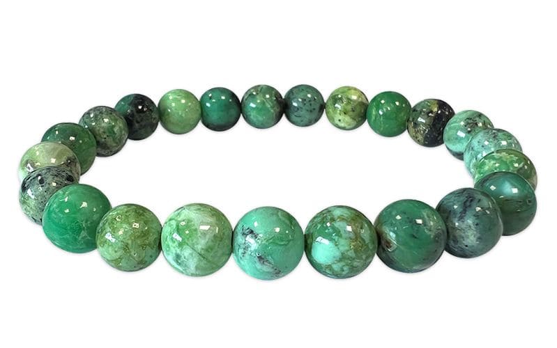 Bracelet Variscite A perles 8mm chez Arabesk