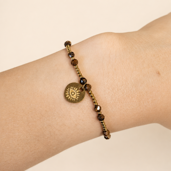 Bracelet Protection en Œil de Tigre A – Œil Protecteur chez Arabesk
