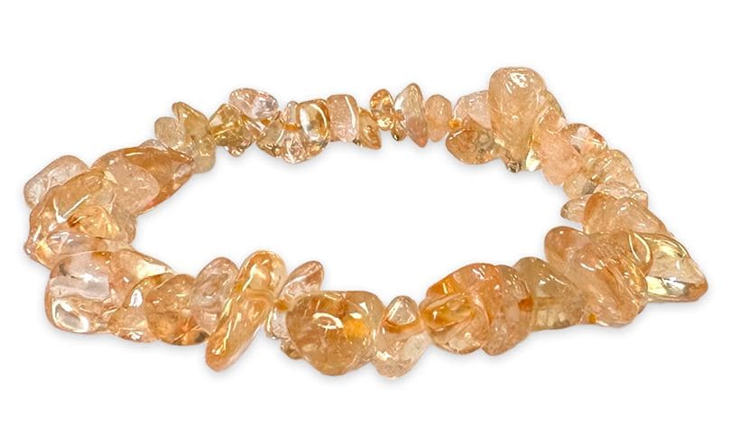 Bracelet Citrine Naturelle A chips 5-8mm 18cm