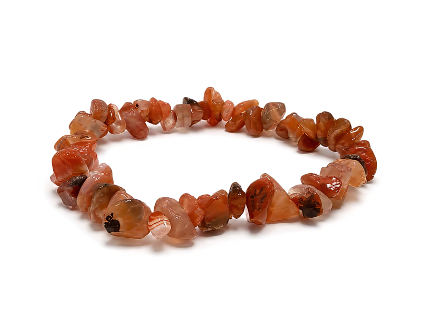 Bracelet Chips Cornaline A 5-8mm chez Arabesk