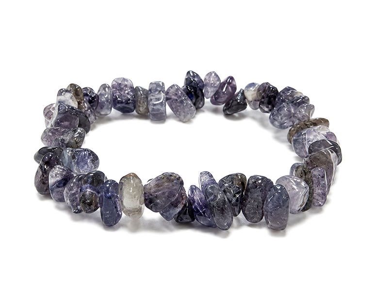 Bracelet Chips en Cordiérite Iolite A 5-8mm