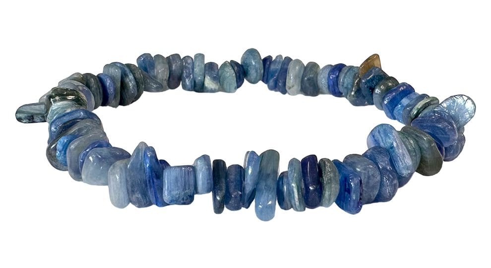 Bracelet Cyanite Bleue AA chips 18cm