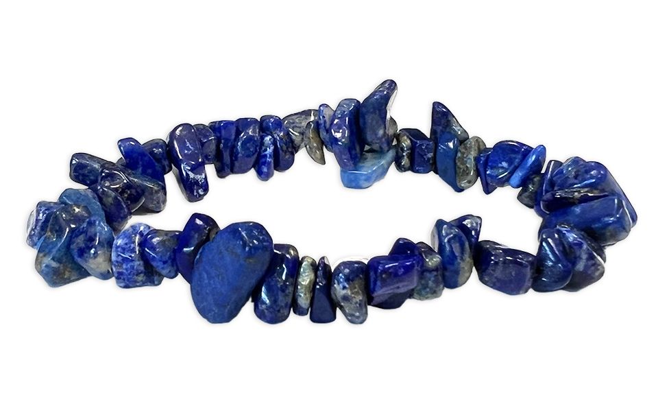 Bracelet chips Lapis Lazuli 18cm