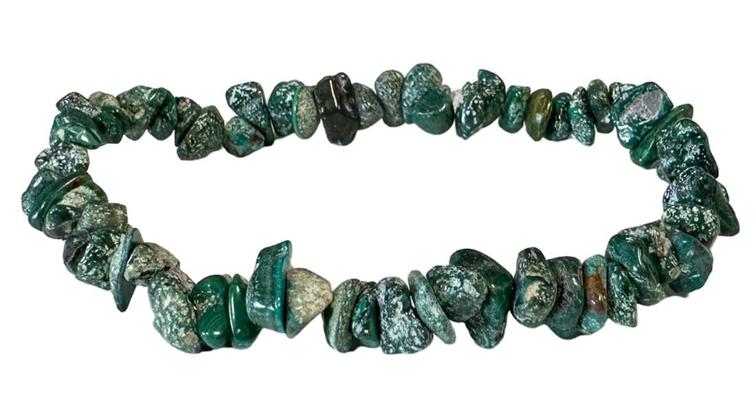 Bracelet Malachite B chips 18cm