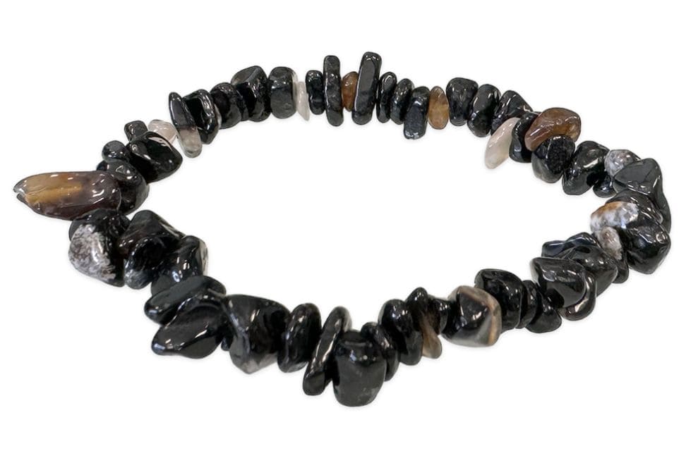 Bracelet Onyx A chips 19cm