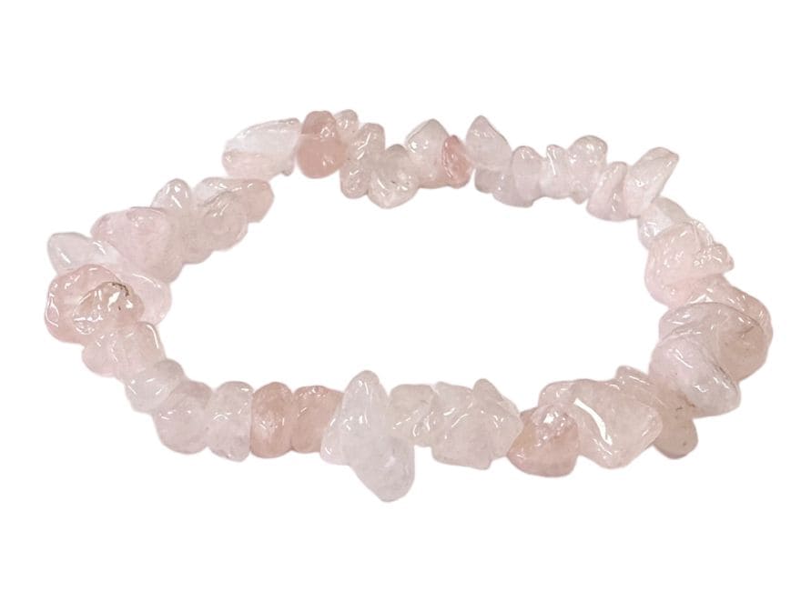 Bracelet quartz rose chips 18cm