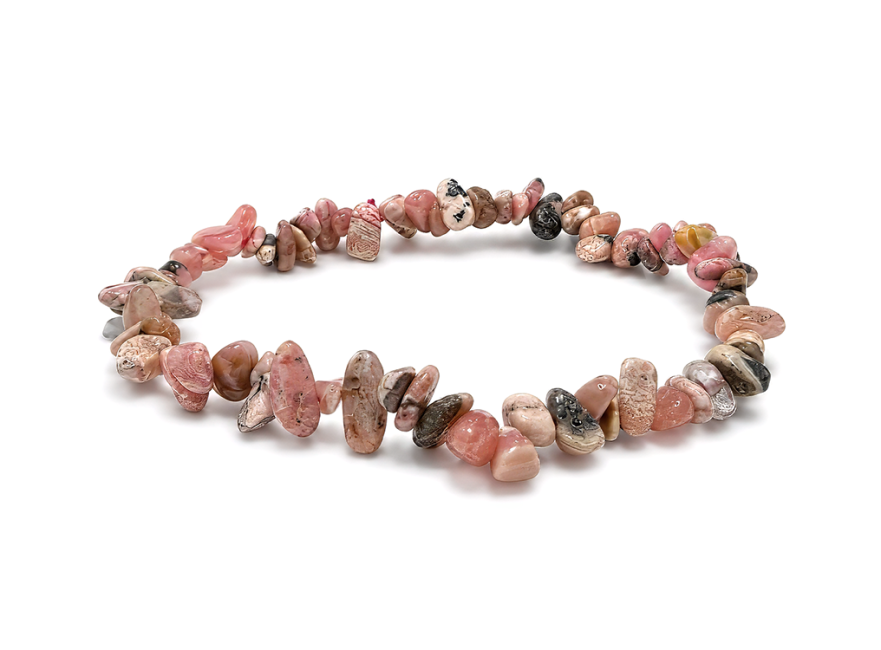 Bracelet Chips Rhodochrosite d’Argentine A 5-8mm