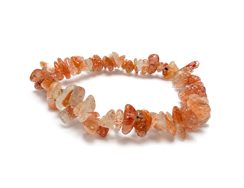 Bracelet Chips Pierre de Soleil Multicolore AA 5-8mm