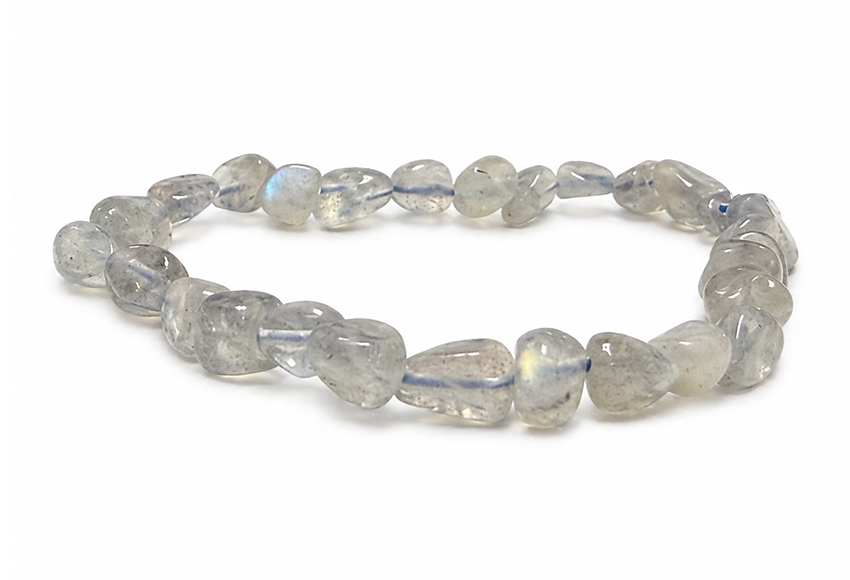 Bracelet pierres roulées Labradorite AA 5-8mm chez Arabesk