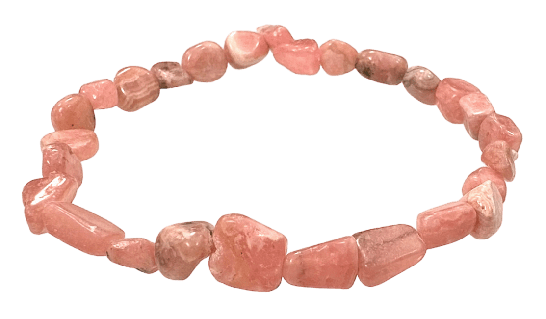 Bracelet Rhodochrosite Argentine AA pierres roulées