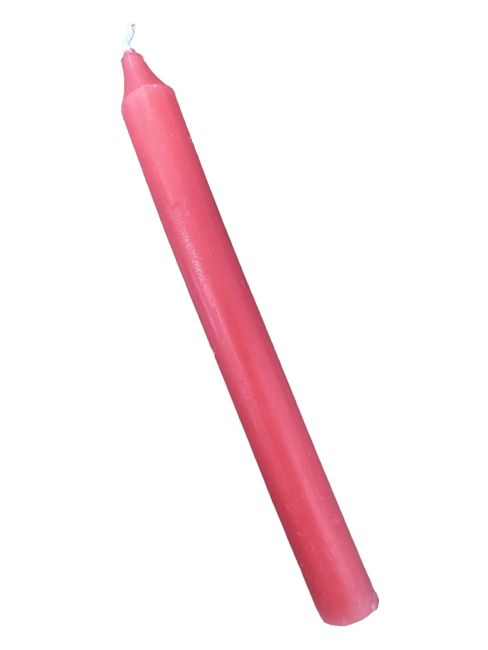 Bougies Goloka Teintées Masse Rose 13cm  20pcs