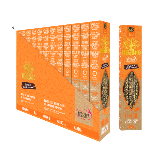 Encens Smudge Ecocert Herbio Cannelle 20g chez Arabesk|fr