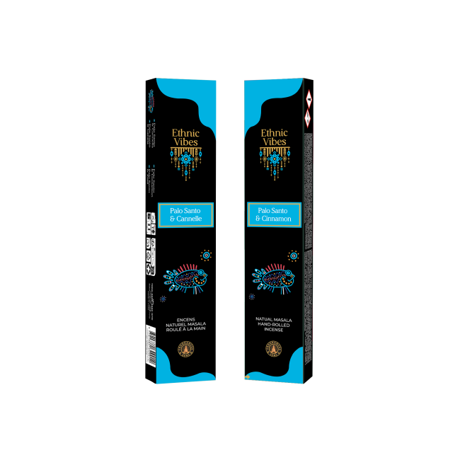 Encens Fragrances & Sens Ethnic Vibes Palo Santo & Cannelle masala 15g chez Arabesk|fr