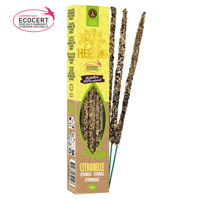 Encens Smudge Ecocert Herbio Citronelle 20g